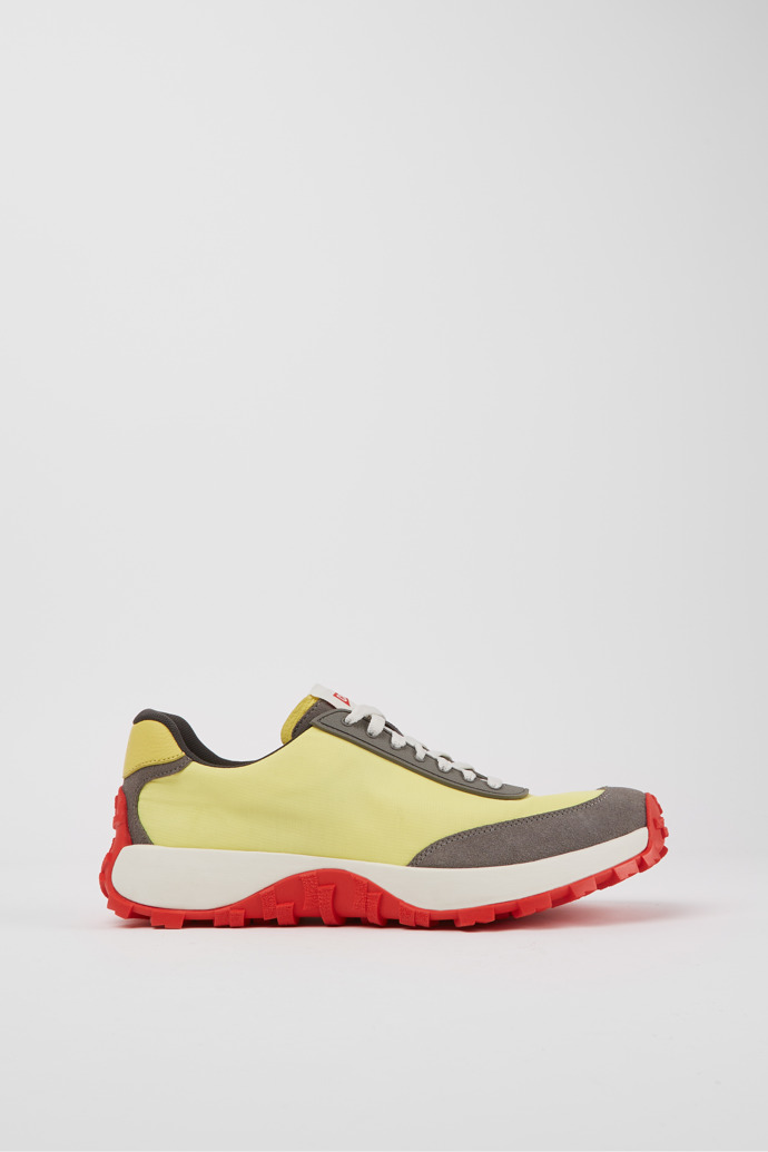 Side view of Drift Trail VIBRAM Multicolored textile and nubuck sneakers for men