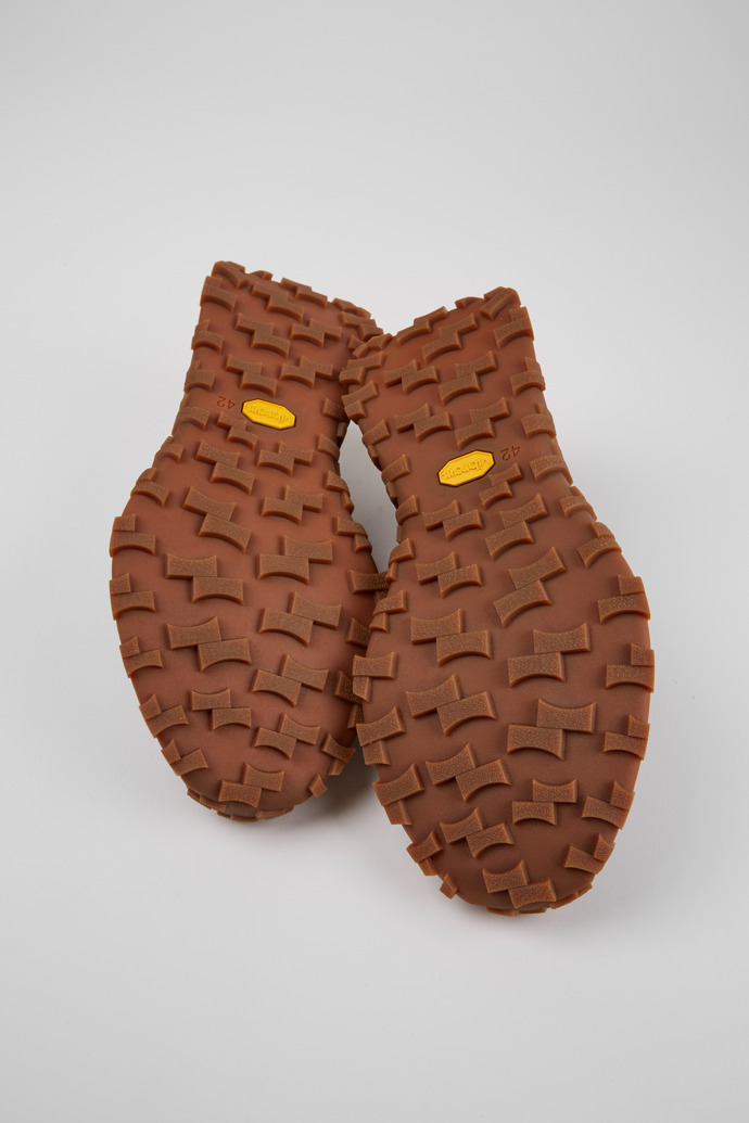 The soles of Drift Trail VIBRAM Multicolored textile and nubuck sneakers for men