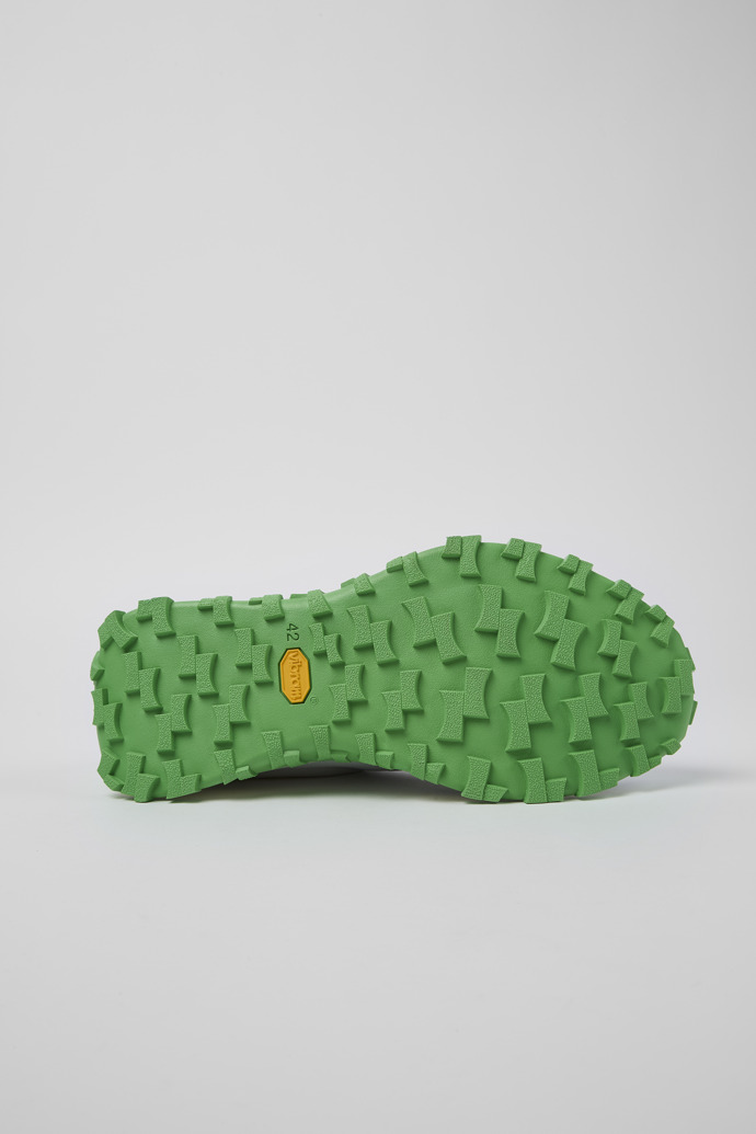 The soles of Drift Trail VIBRAM Gray Textile/Nubuck Sneaker for Men