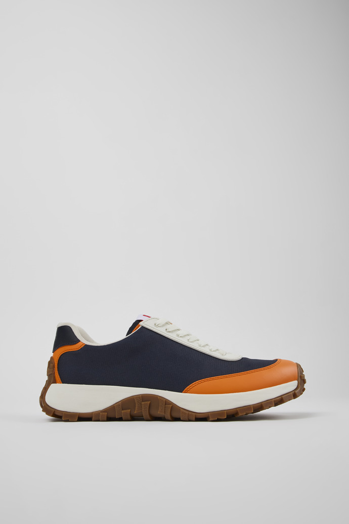Image of Side view of Camper x INEOS Multicolored Textile/Leather Sneakers for Men