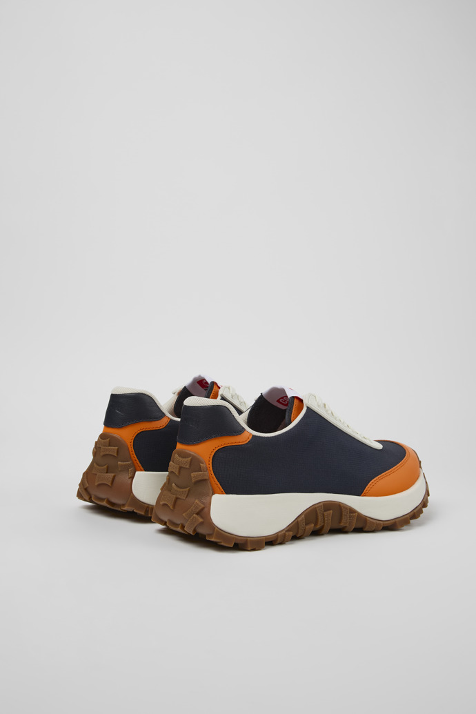 Back view of Camper x INEOS Multicolored Textile/Leather Sneakers for Men