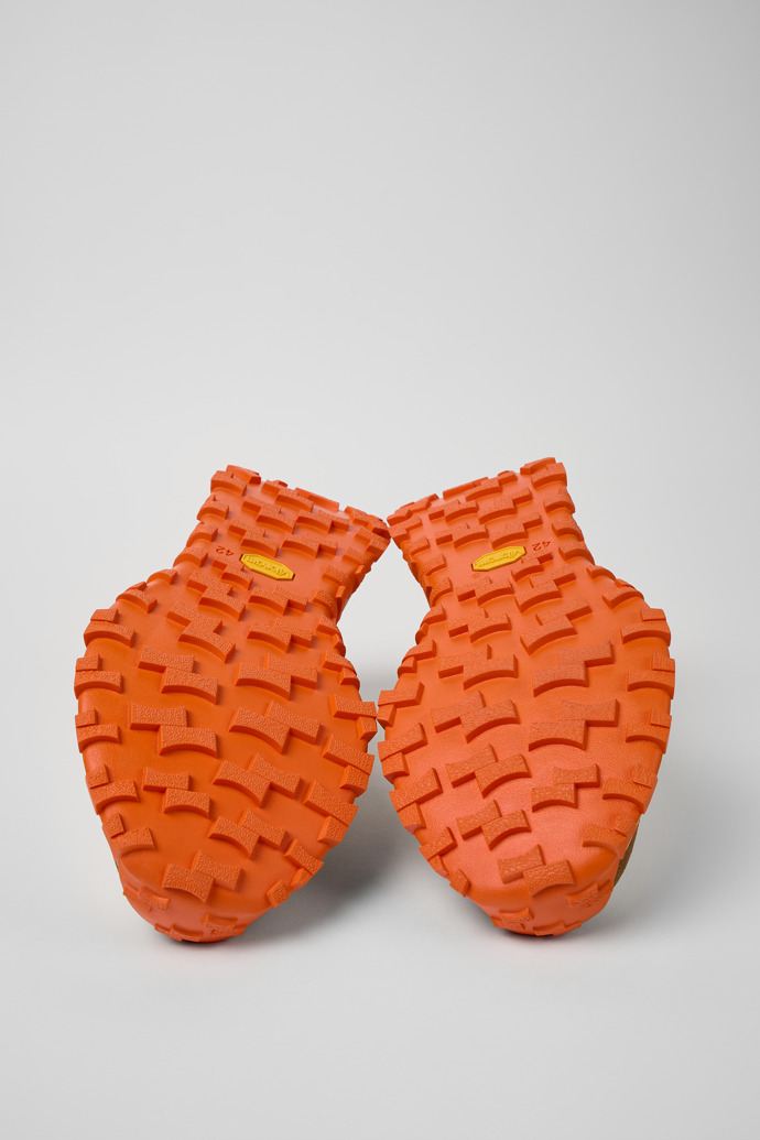 The soles of Drift Trail VIBRAM White Textile/Nubuck Sneaker for Men