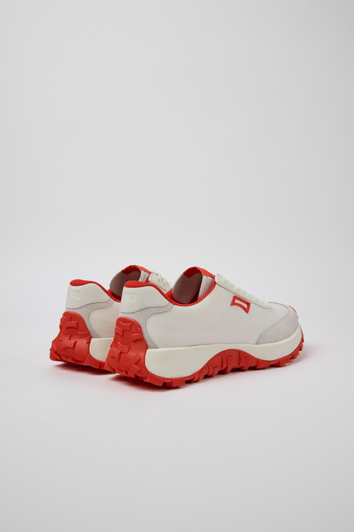 Drift Trail VIBRAM Witte herensneaker van gerecycled PET en nubuck.