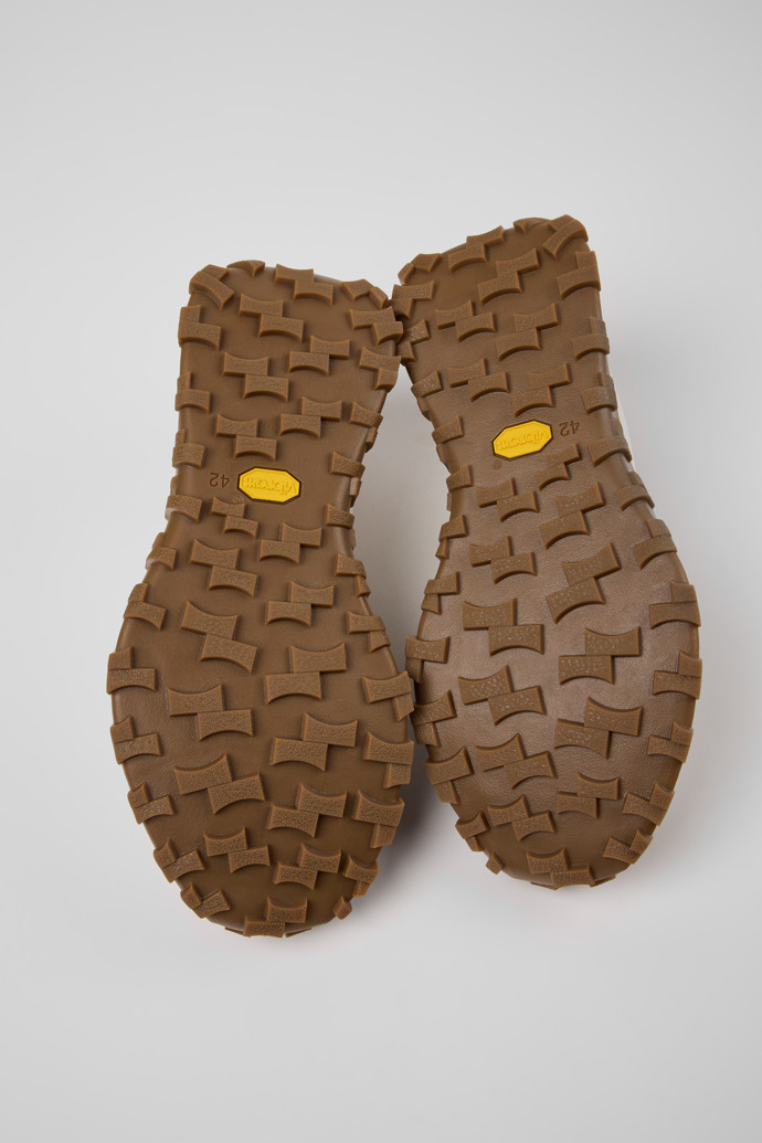 The soles of Drift Trail Multicolor Textile and Nubuck Leather Sneakers for Men.