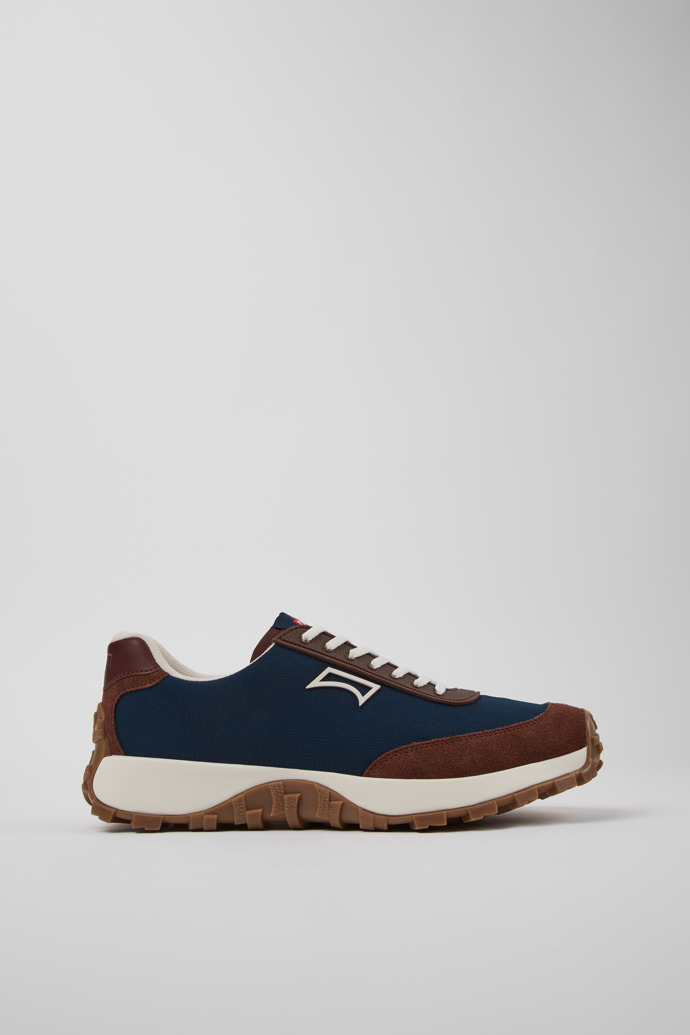 Drift Trail Sneakers de tejido y nobuk azules para hombre.