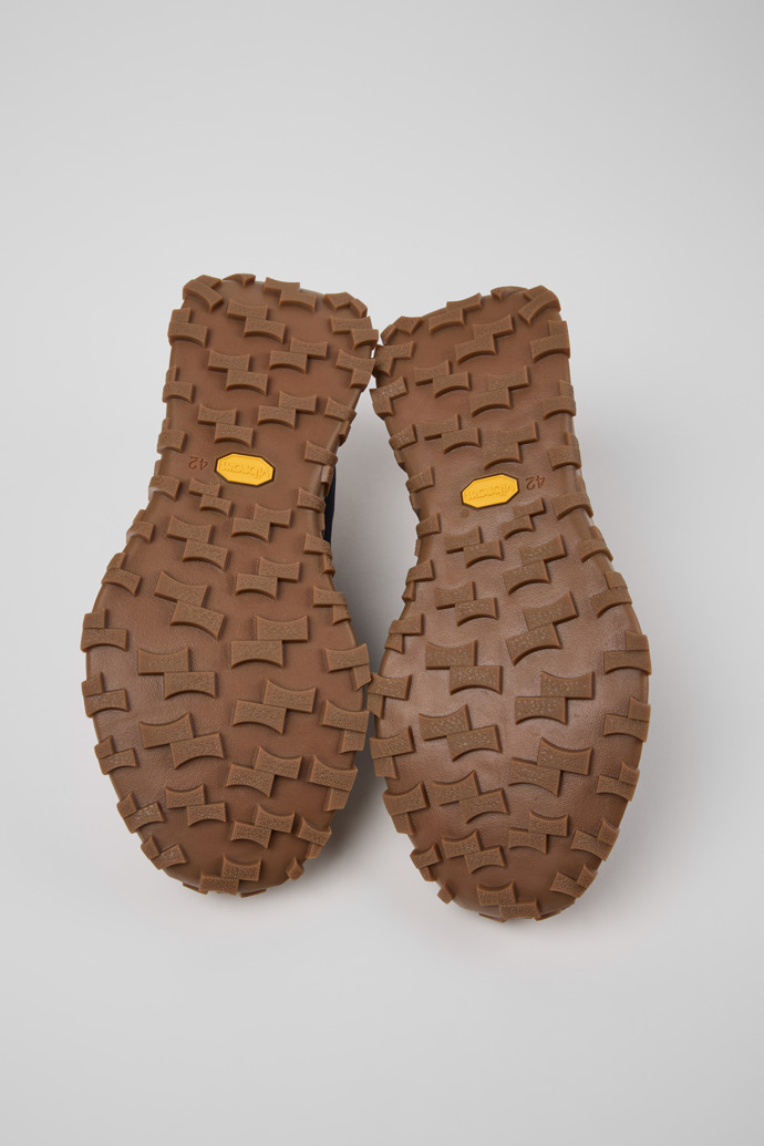 Drift Trail Sneakers de tejido y nobuk azules para hombre.