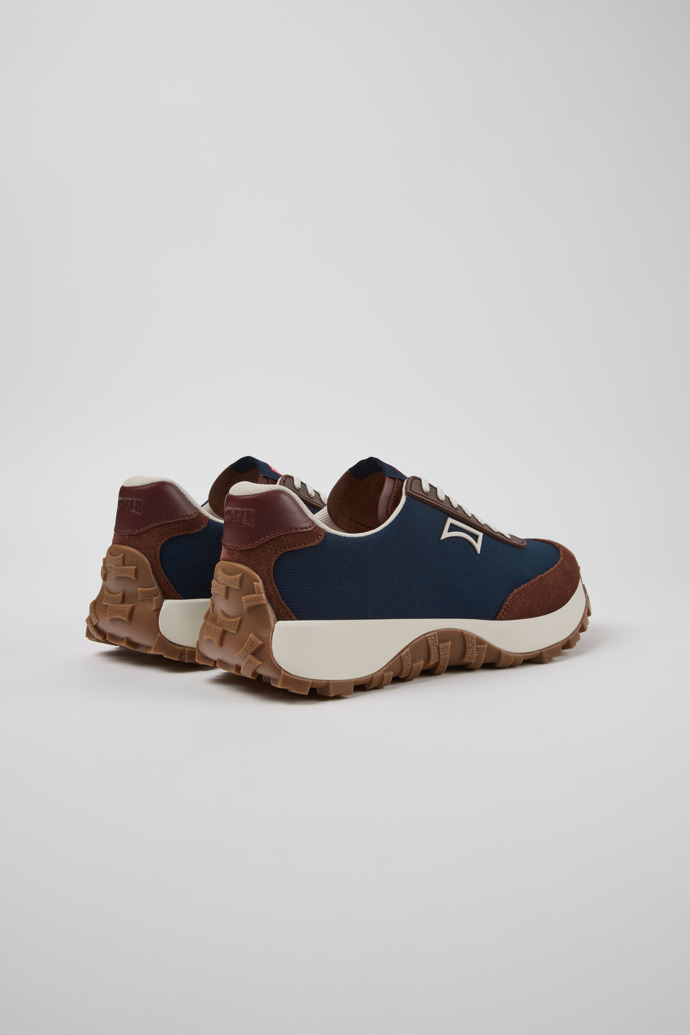 Drift Trail Sneakers de tejido y nobuk azules para hombre.