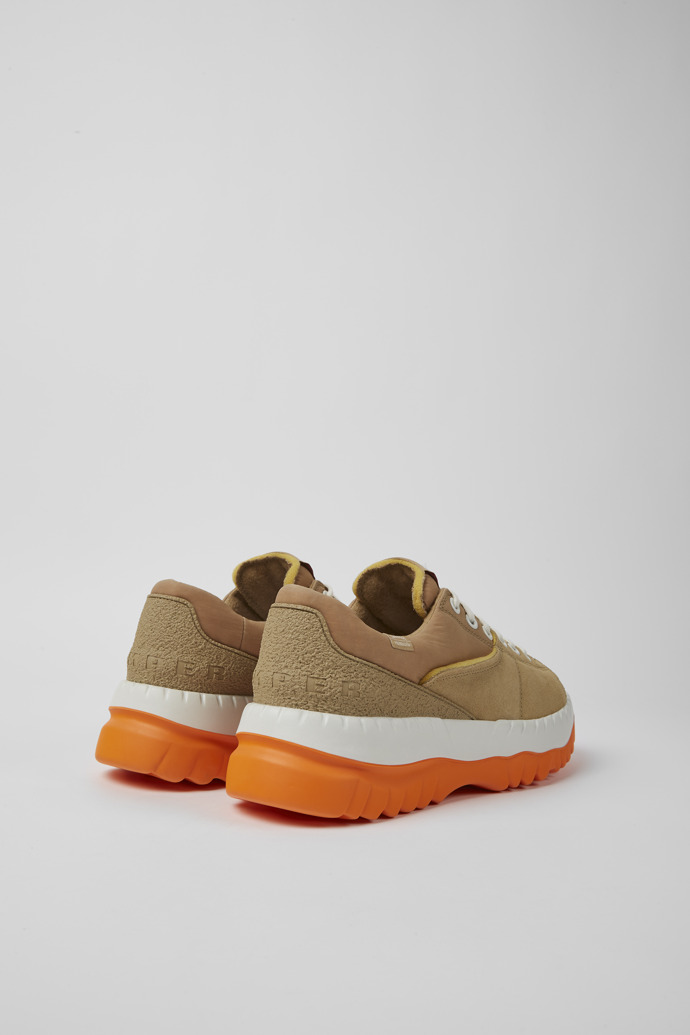 Teix Chaussures beiges en tissu recyclé et nubuck homme