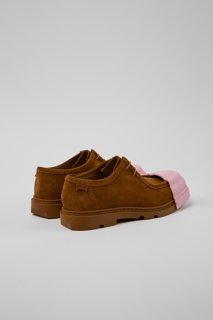 Junction Sapatos em nobuck castanhos para homem.