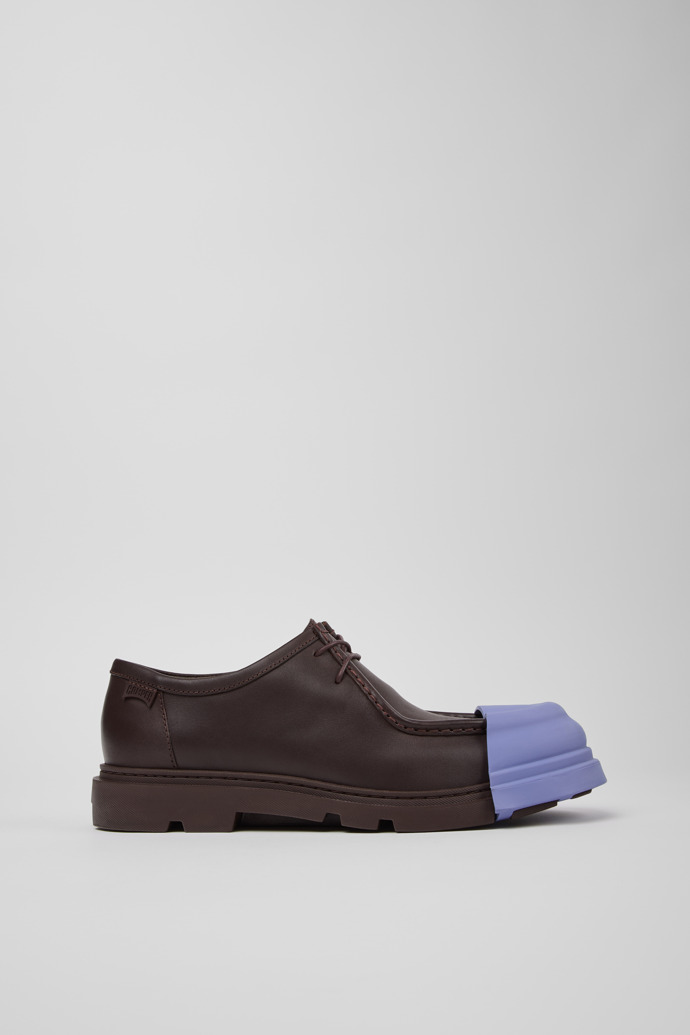 Junction Zapatos marrones de piel para hombre.