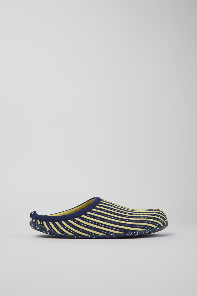 Image of Side view of Wabi Multicolored slippers for men