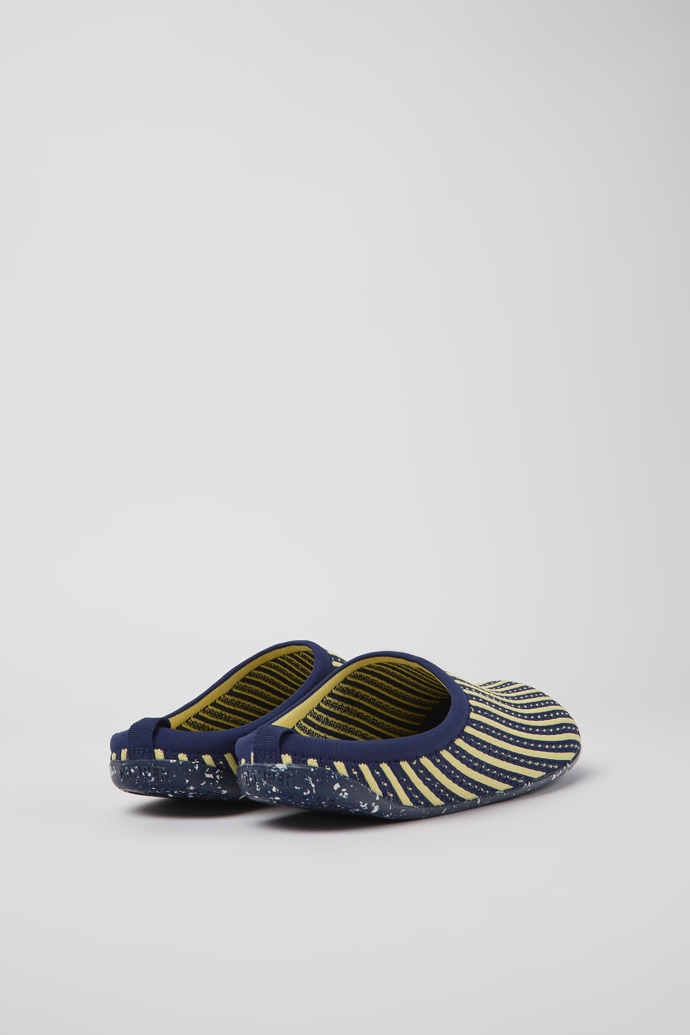 Back view of Wabi Multicolored slippers for men