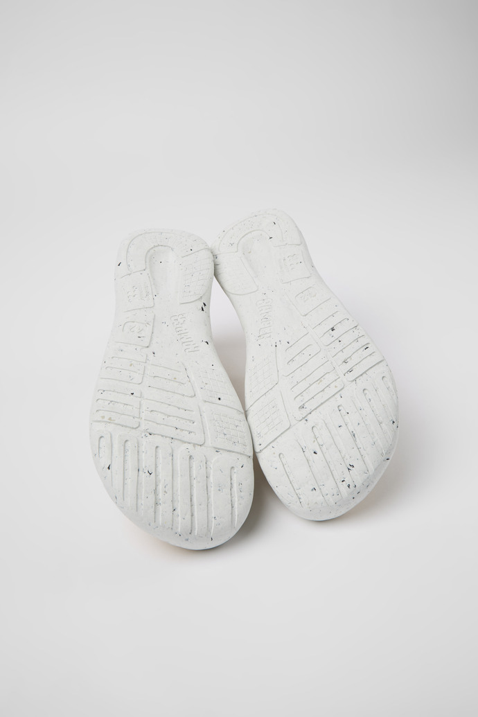 The soles of Peu Stadium Beige textile sneakers for men