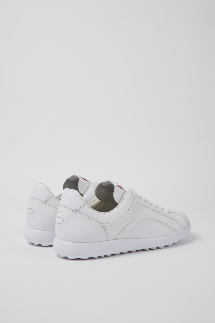 Back view of Pelotas XLite White leather sneakers for men
