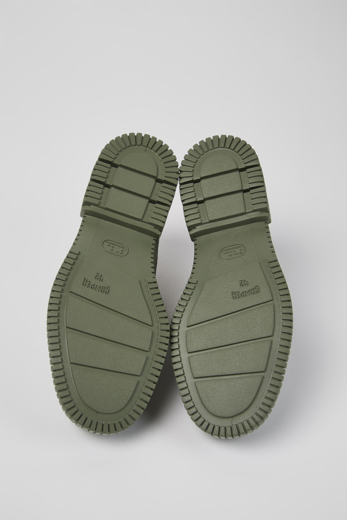 Pix Zapatos verdes de piel reciclada para hombre