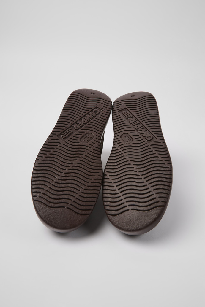 The soles of Runner K21 Burgundy textile sneakers for men