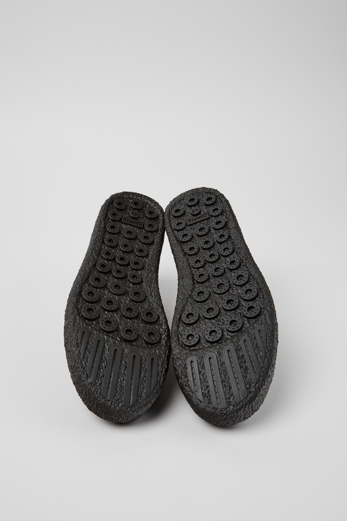 The soles of Peu Terreno Gray Nubuck Shoes for Men.