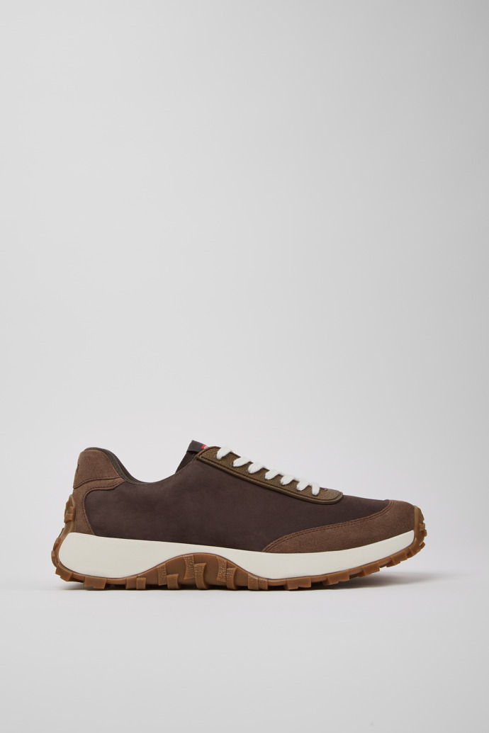 Drift Trail Sneakers marrones de nobuk para hombre.