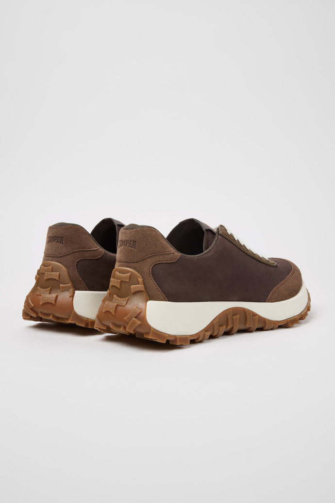 Drift Trail Sneakers marrones de nobuk para hombre.