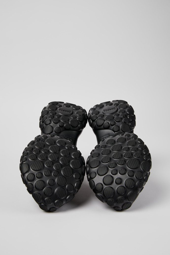 The soles of Pelotas Mars Black Textile/Leather Sneaker for Men