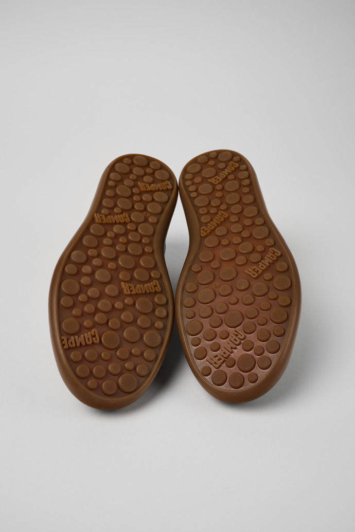 The soles of Pelotas Soller Green Nubuck/Leather Sneaker for Men