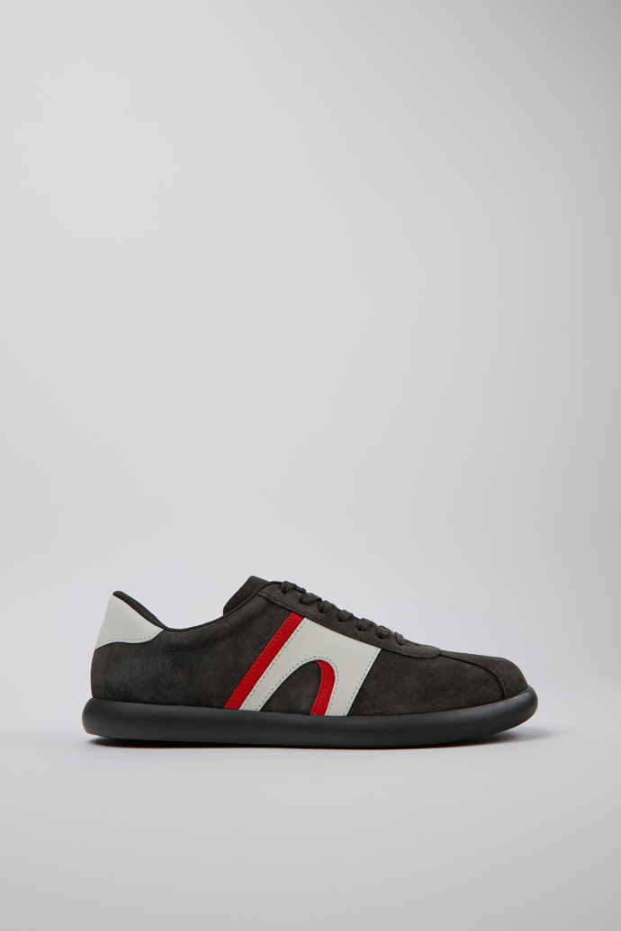 Side view of Pelotas Soller Multicolor Nubuck and Leather Sneakers for Men.