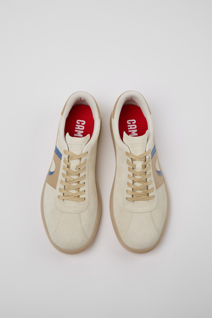 Overhead view of Pelotas Soller Multicolor Nubuck and Leather Men's Sneakers.