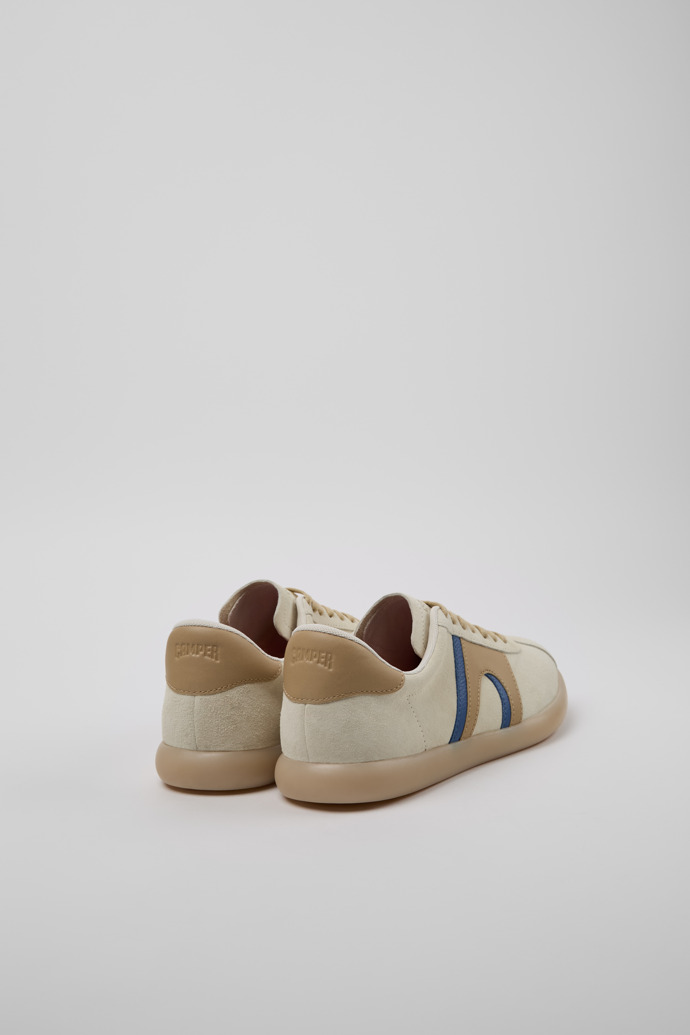 Pelotas Soller Sneaker d’home de nubuc i pell multicolor.