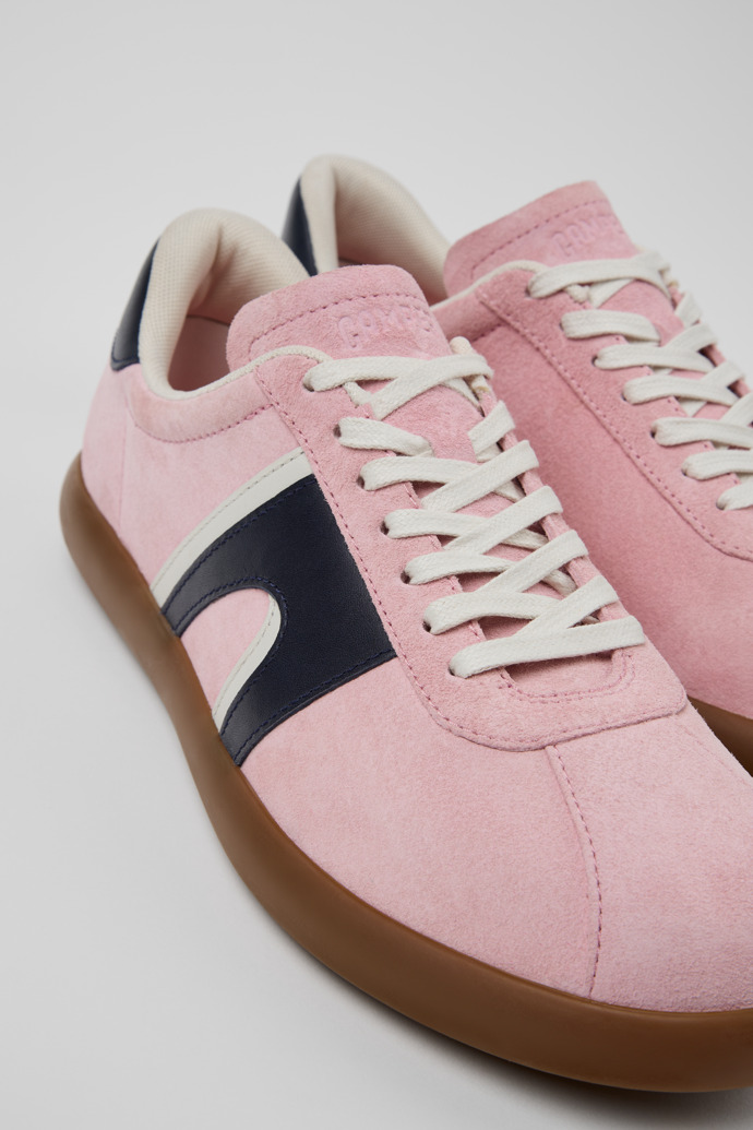 Close-up view of Pelotas Soller Multicolored Nubuck and Leather Sneakers for Men.