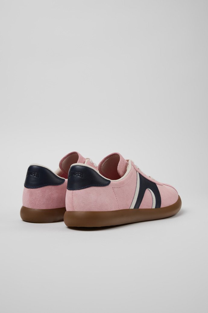 Back view of Pelotas Soller Multicolored Nubuck and Leather Sneakers for Men.