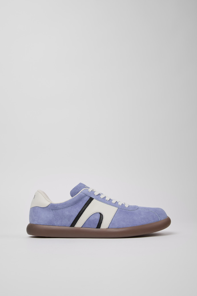 Side view of Pelotas Soller Multicolor Nubuck and Leather Sneakers for Men.