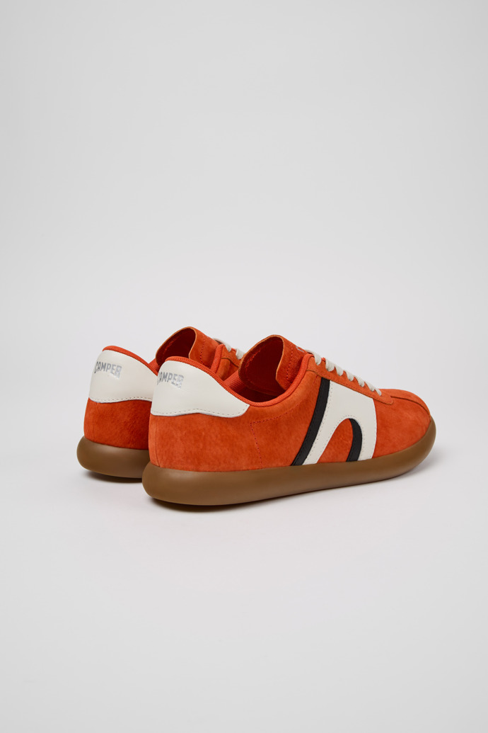 Back view of Pelotas Soller Multicolor Nubuck and Leather Sneakers for Men.