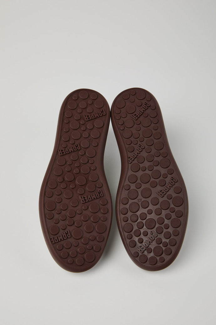 The soles of Pelotas Soller Multicolor Leather and Nubuck Sneakers for Men.