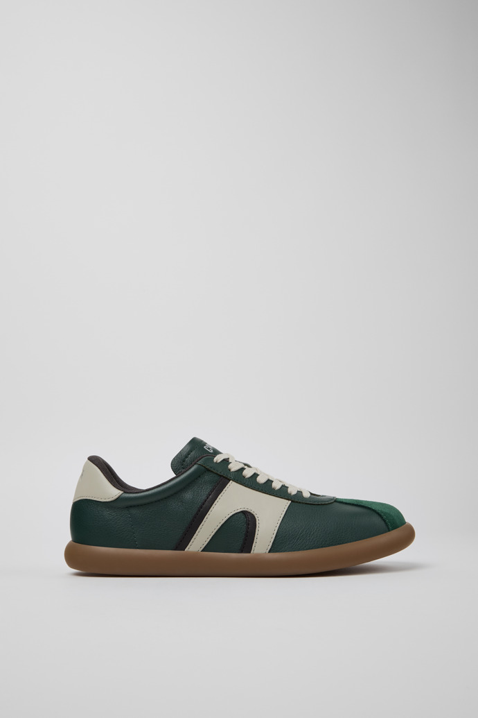 Side view of Pelotas Soller Multicolor Leather and Nubuck Sneakers for Men.