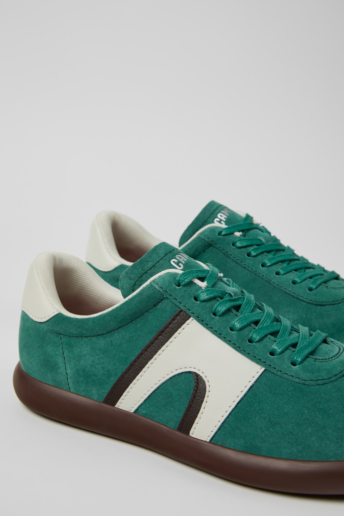 Close-up view of Pelotas Soller Multicolor Nubuck and Leather Sneakers for Men.