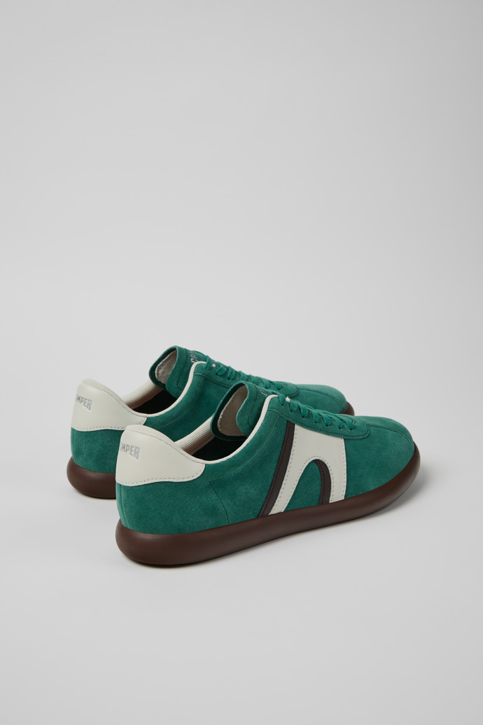 Back view of Pelotas Soller Multicolor Nubuck and Leather Sneakers for Men.