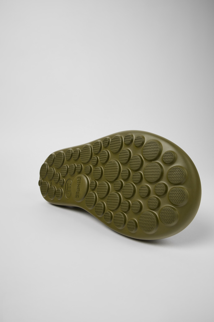 The soles of Pelotas Flota Green Textile Sandal for Men