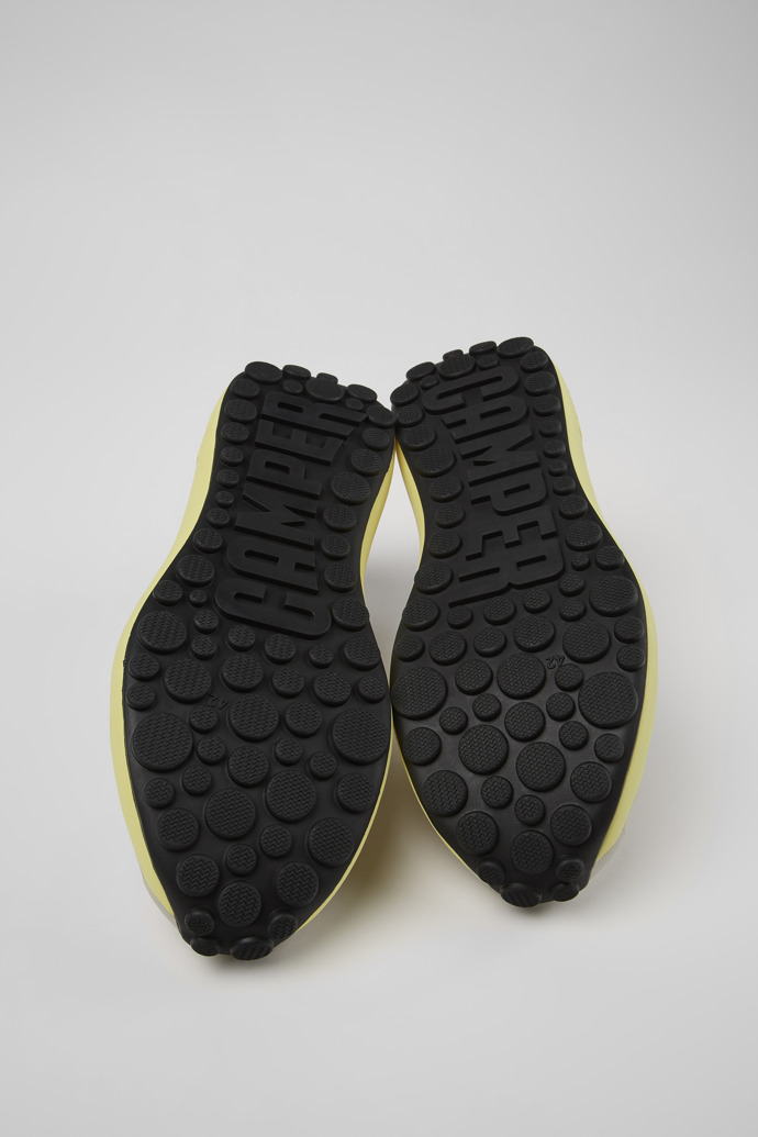 The soles of Pelotas Athens Gray Textile Sneaker for Men