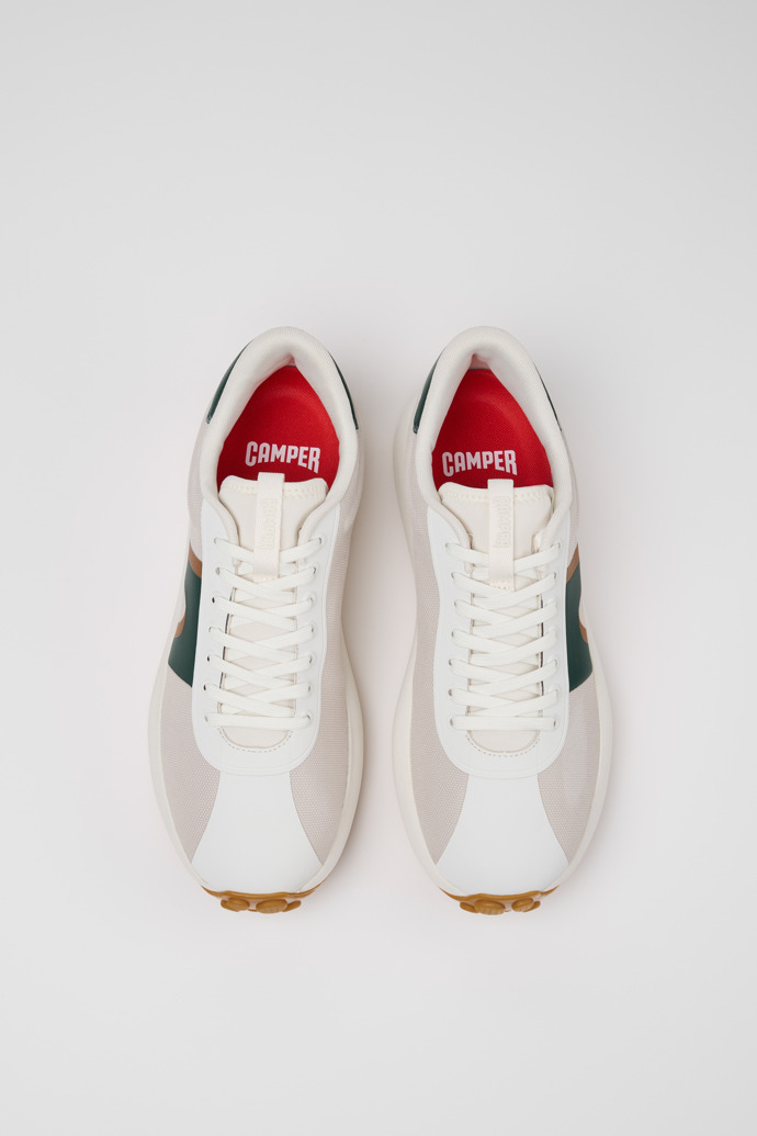 Overhead view of Pelotas Athens Multicolor Recycled PET and TPU Sneakers for Men.
