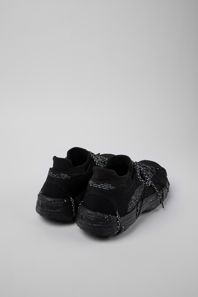 Back view of ROKU Black Sneaker for Men