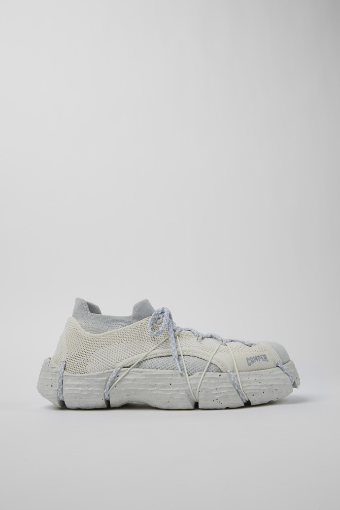 Image of Side view of ROKU White Sneaker for Men