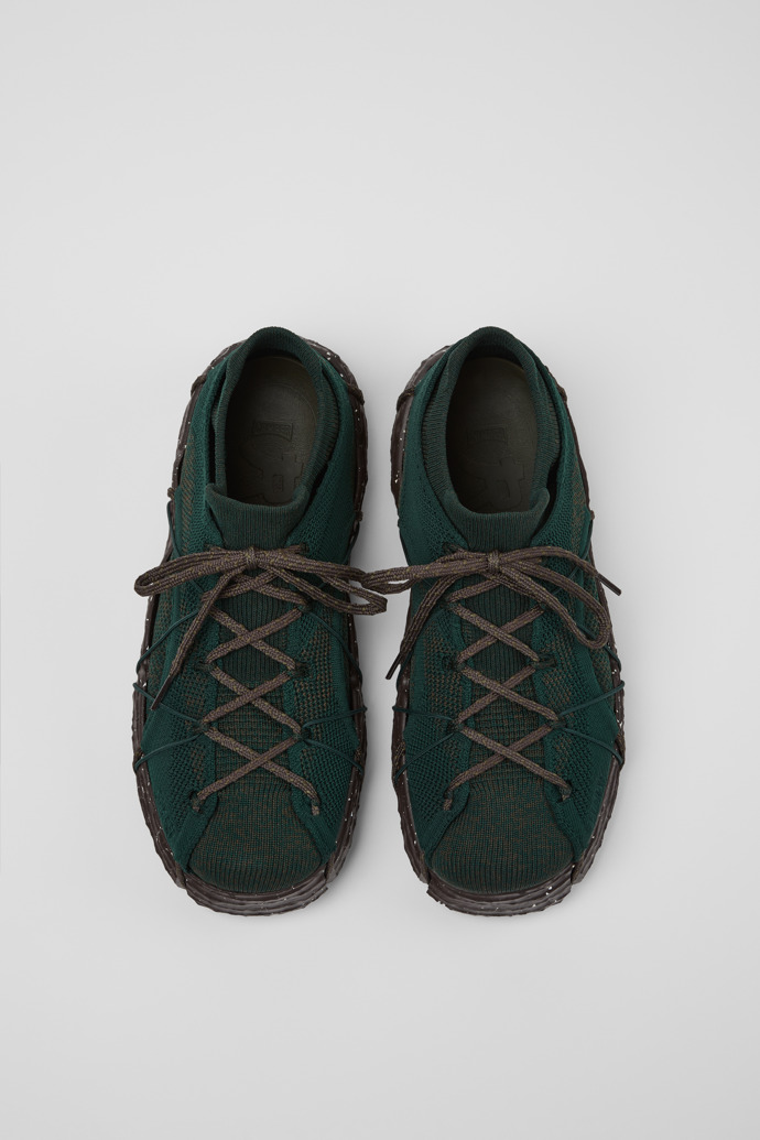 Overhead view of ROKU Green Sneaker for Men
