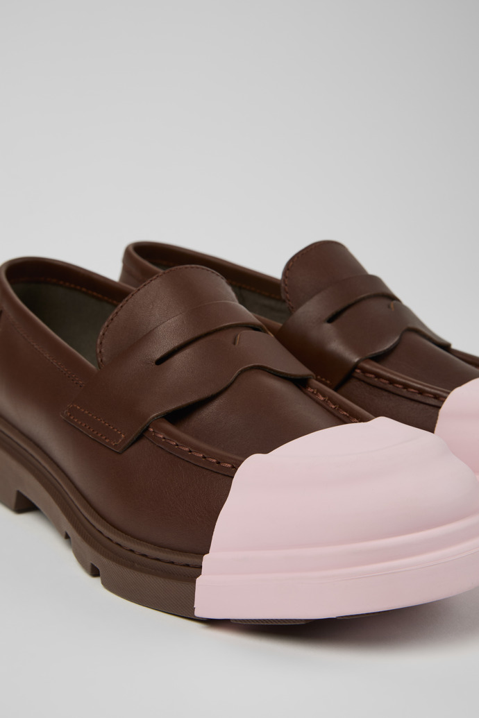 Junction Mocassins/chaussures bateau en cuir marron Pour homme.