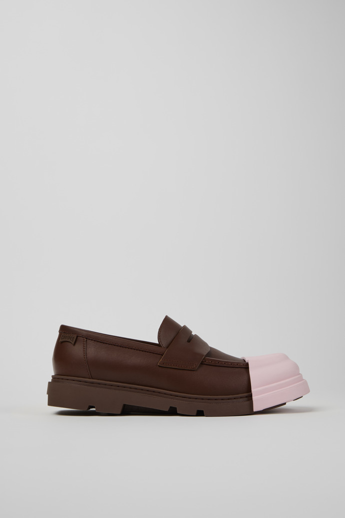 Junction Mocassins/chaussures bateau en cuir marron Pour homme.