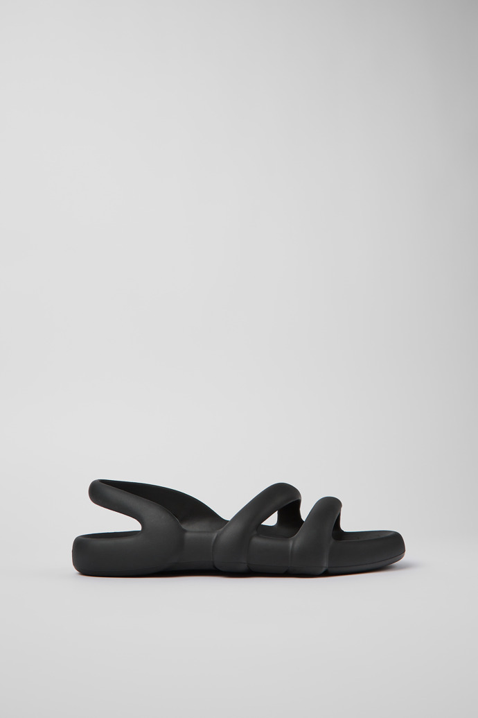 Kobarah Flat Zwarte unisex sandalen