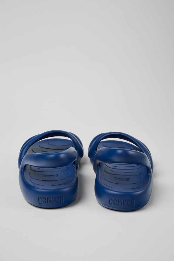 Kobarah Flat Blaue Synthetik-Sandalen für Herren.