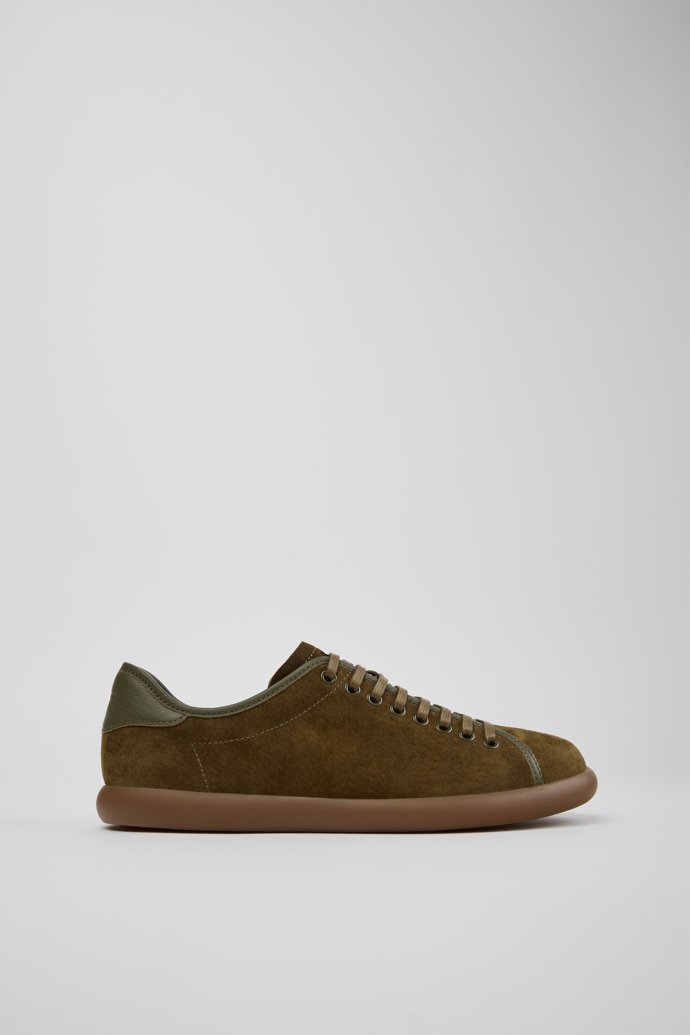 Pelotas Soller Sneakers de nobuk y piel verdes para hombre.