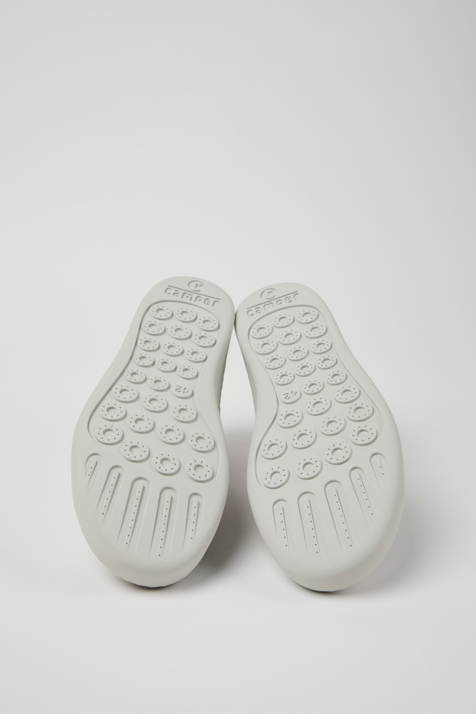 The soles of Twins Multicolor Nubuck and Leather Sneakers for Men.