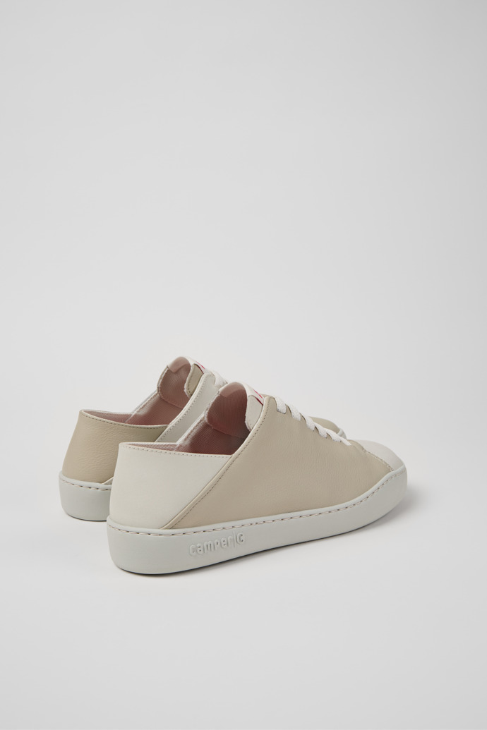 Back view of Twins Multicolor Nubuck and Leather Sneakers for Men.