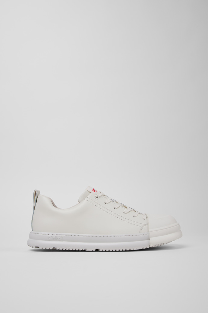 Junction Runner Baskets en cuir blanc pour homme.